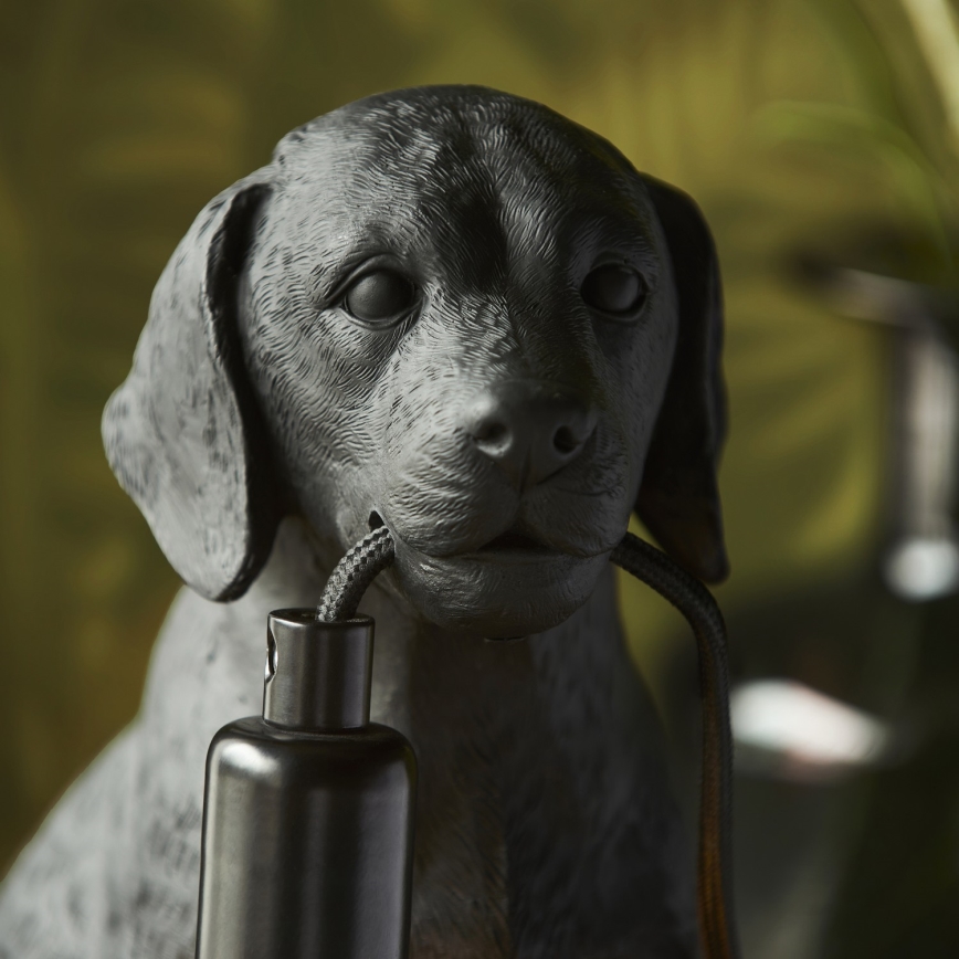 Endon 107365 - Bordslampa PUPPY 1xE14/7W/230V svart