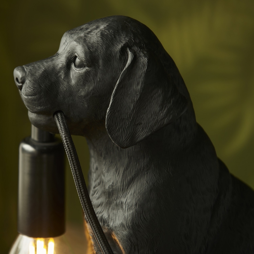 Endon 107365 - Bordslampa PUPPY 1xE14/7W/230V svart