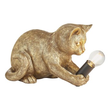 Endon 107389 - Bordslampa KITTEN 1xE14/7W/230V guld