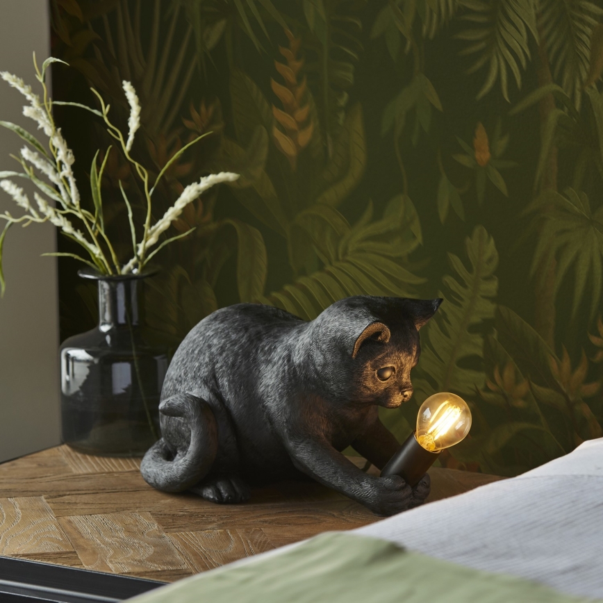Endon 107390 - Bordslampa KITTEN 1xE14/7W/230V svart