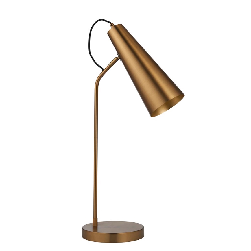 Endon 107527 - Bordslampa KARNA 1xE27/10W/230V mässing