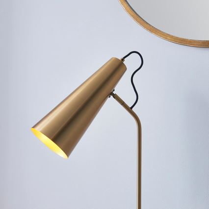Endon 107527 - Bordslampa KARNA 1xE27/10W/230V mässing