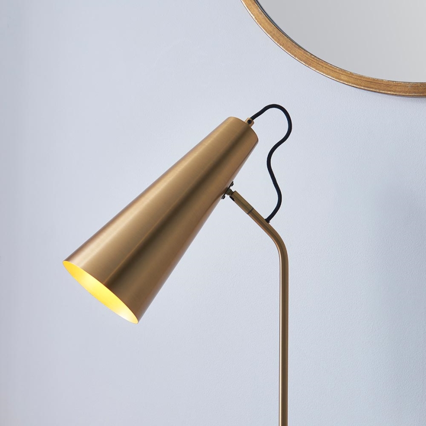 Endon 107527 - Bordslampa KARNA 1xE27/10W/230V mässing