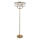 Endon 110644 - Golvlampa CHESTERFIELD 3xE14/6W/230V mässing