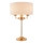 Endon 110721 - Bordslampa HIGHCLERE 3xE14/18W/230V beige/mässing