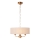 Endon 110723 - Ljuskrona på kedja HIGHCLERE 3xE14/40W/230V beige/mässing