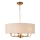 Endon 110727 - Hängande ljuskrona med kedja HIGHCLERE 8xE14/6W/230V beige/mässing Ø 70 cm