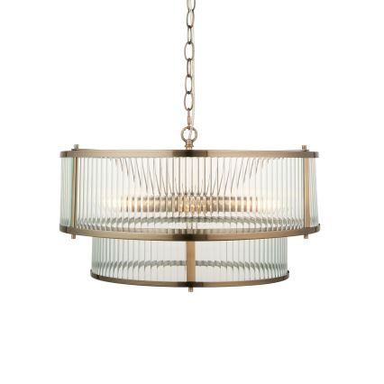 Endon 110944 - Hängande ljuskrona RIDGETON med kedja 5xE14/6W/230V mässing