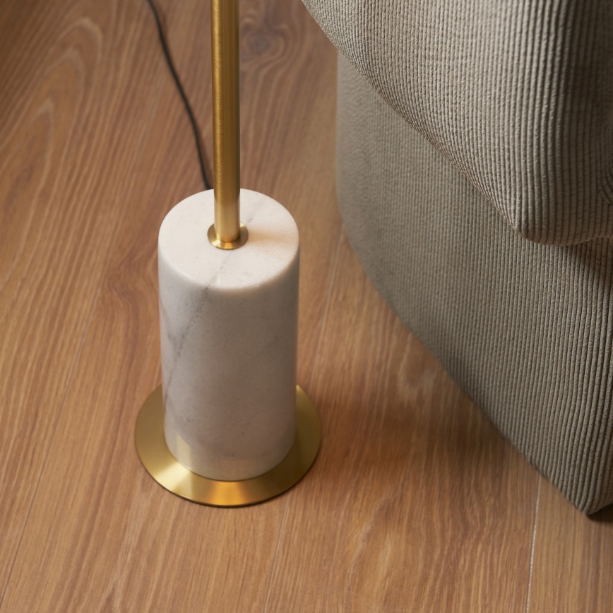 Endon 114208 - Golvlampa BERTOIA 1xE27/10W/230V mässing