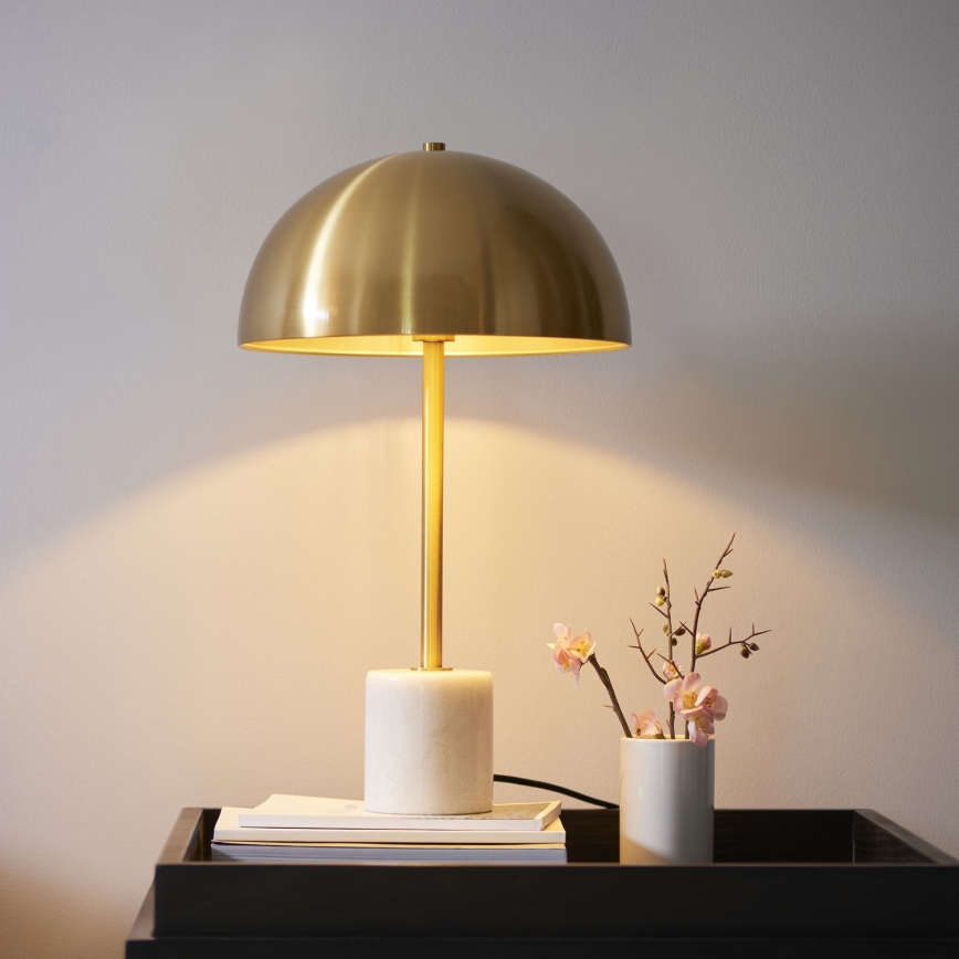 Endon 114210 - Bordslampa BERTOIA 1xE14/7W/230V mässing