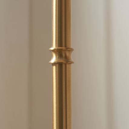 Endon 114785 - LED dimbar uppladdningsbar golvlampa BURLEY LED/1,5W/5V 3600 mAh mässing/grå