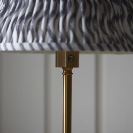 Endon 114785 - LED Dimbar uppladdningsbar golvlampa BURLEY LED/1,5W/5V mässing/grå