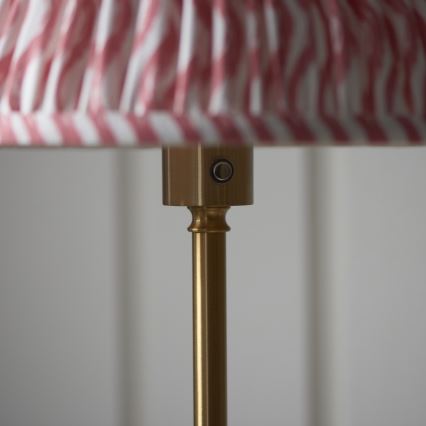 Endon 114786 - LED Dimbar uppladdningsbar golvlampa BURLEY LED/1,5W/5V mässing/rosa