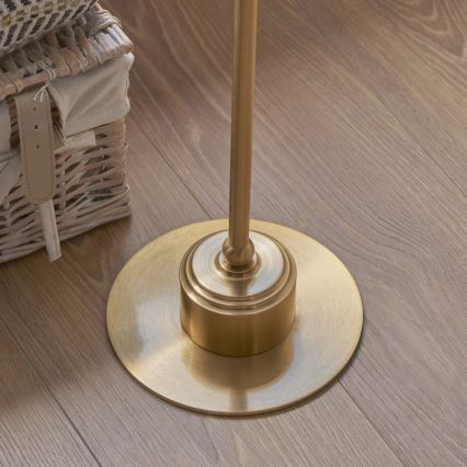 Endon 114786 - LED Dimbar uppladdningsbar golvlampa BURLEY LED/1,5W/5V mässing/rosa