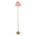 Endon 114786 - Uppladdningsbar dimbar LED-golvlampa BURLEY LED/1,5W/5V 3600 mAh mässing/rosa
