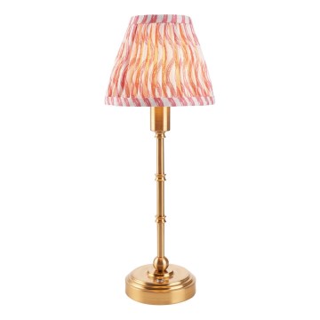 Endon 114804 - LED Ljusreglerad uppladdningsbar bordslampa BURLEY LED/1,5W/5V mässing/rosa