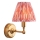 Endon 114817 - LED Ljusreglerad uppladdningsbar vägg lampa BURLEY LED/1,5W/5V mässing/rosa
