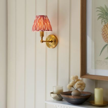 Endon 114817 - LED Ljusreglerad uppladdningsbar vägg lampa BURLEY LED/1,5W/5V mässing/rosa
