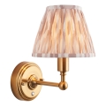 Endon 114831 - LED Ljusreglerad uppladdningsbar vägg lampa BURLEY LED/1,5W/5V mässing/beige