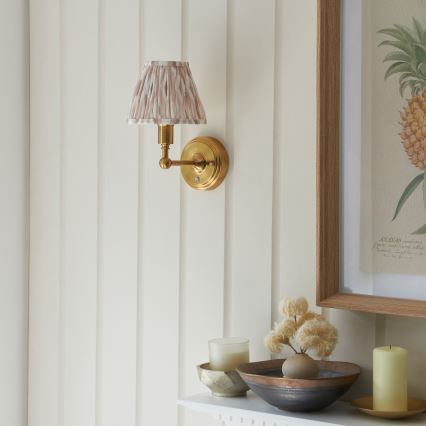 Endon 114831 - LED Ljusreglerad uppladdningsbar vägg lampa BURLEY LED/1,5W/5V mässing/beige