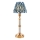 Endon 114846 - LED Ljusreglerad uppladdningsbar bordslampa MORTON LED/1,5W/5V 3600 mAh mässing/blå