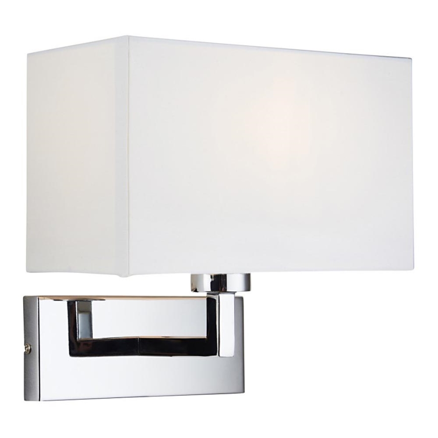 Endon 56373 - Vägglampa PICCOLO 1xE27/10W/230V vit/skinande krom