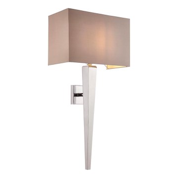Endon 56706 - Vägglampa MORETO 1xE14/7W/230V blank krom/grå