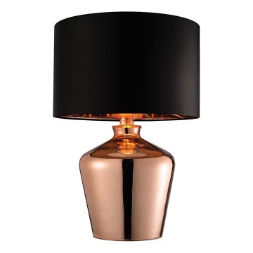 Endon 61149 - Bordslampa WALDORF 1xE27/10W/230V koppar/svart