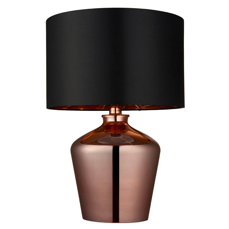 Endon 61149 - Bordslampa WALDORF 1xE27/10W/230V koppar/svart