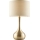 Endon 61191 - Dimbar bordslampa PICCADILLY 1xE14/40W/230V mässing/beige