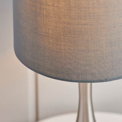 Endon 61192 - Ljusreglerad bordslampa PICCADILLY 1xE14/40W/230V matt krom/grå