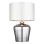 Endon 61198 - Bordslampa WALDORF 1xE27/10W/230V skinande krom/vit