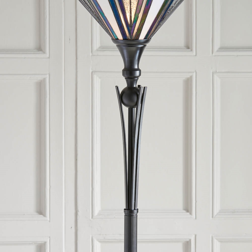 Endon 63933 - Golvlampa ASTORIA 1xE27/60W/230V diameter 40 cm