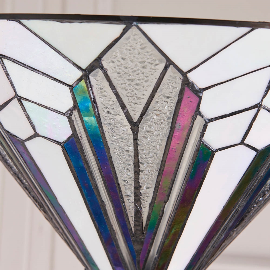 Endon 63933 - Golvlampa Tiffany ASTORIA 1xE27/60W/230V Ø 40 cm