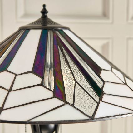 Endon 63934 - Golvlampa ASTORIA 2xE27/60W/230V diameter 48 cm