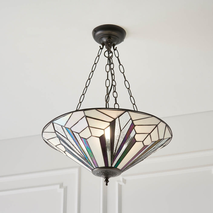 Endon 63936 - Ljuskrona på kedja ASTORIA 3xE27/60W/230V diameter 48 cm