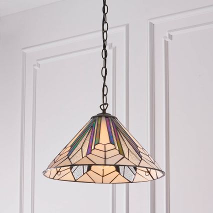Endon 63937 - Ljuskrona på kedja ASTORIA 1xE27/60W/230V diameter 40 cm