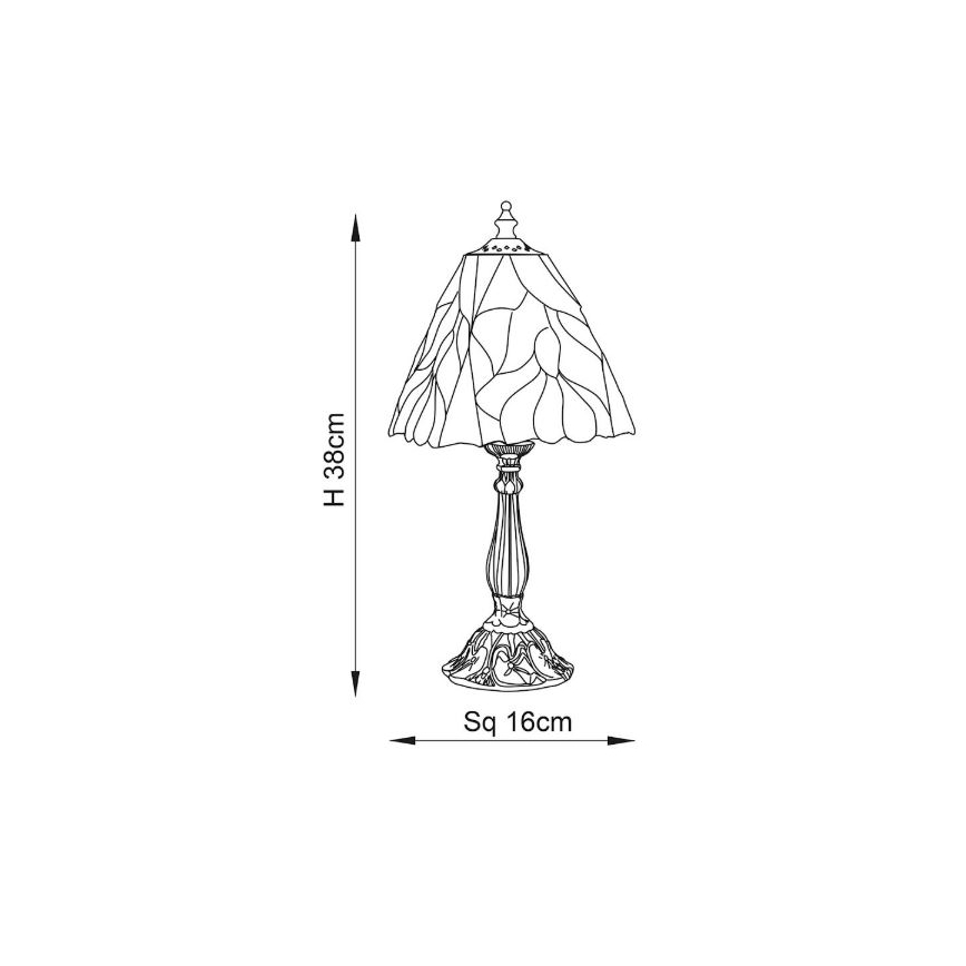Endon 63963 - Bordslampa BOTANICA 1xE14/40W/230V diameter 16 cm