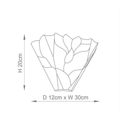 Endon 63964 - Vägglampa BOTANICA 1xE14/40W/230V