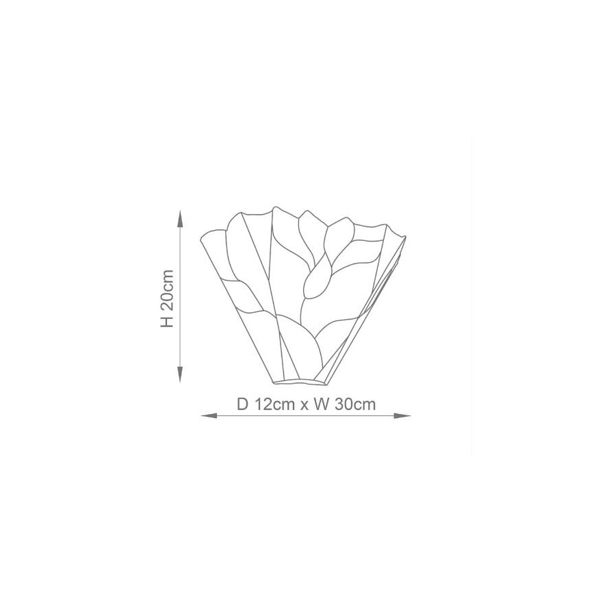 Endon 63964 - Vägglampa BOTANICA 1xE14/40W/230V