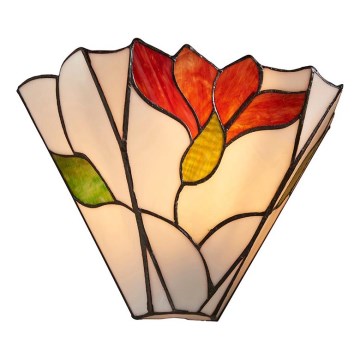 Endon 63964 - Vägglampa Tiffany BOTANICA 1xE14/40W/230V