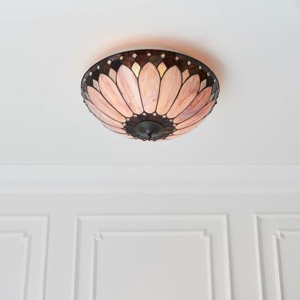 Endon 63973 - Taklampa BROOKLYN 2xE14/60W/230V diameter 50 cm