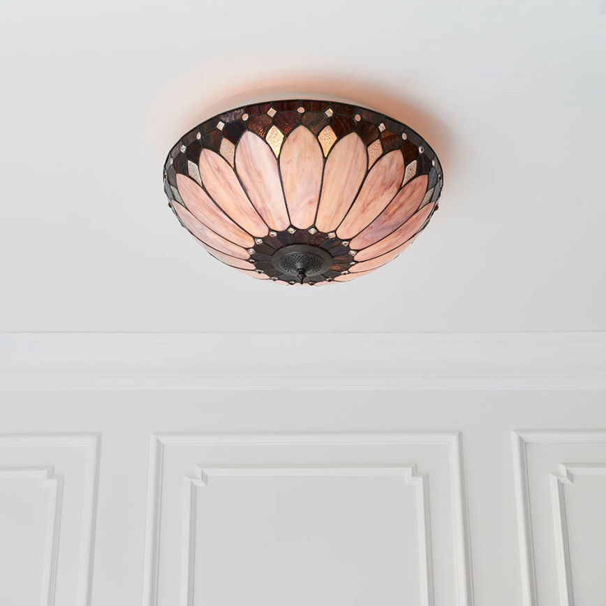 Endon 63973 - Taklampa BROOKLYN 2xE14/60W/230V diameter 50 cm