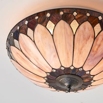 Endon 63973 - Taklampa BROOKLYN 2xE14/60W/230V diameter 50 cm