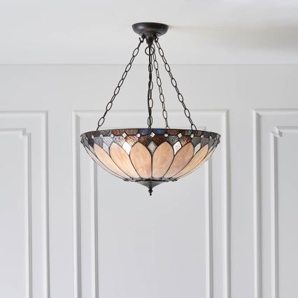Endon 63976 - Hänglampa BROOKLYN 3xE27/60W/230V Ø 50 cm