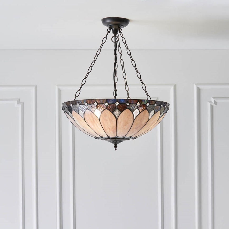 Endon 63976 - Hänglampa BROOKLYN 3xE27/60W/230V Ø 50 cm