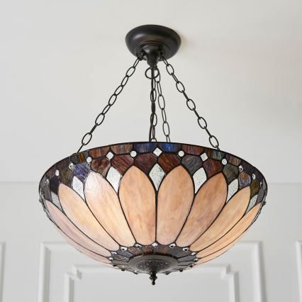 Endon 63976 - Hänglampa BROOKLYN 3xE27/60W/230V Ø 50 cm