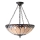 Endon 63976 - Taklampa med kedja BROOKLYN 3xE27/60W/230V Ø 50 cm