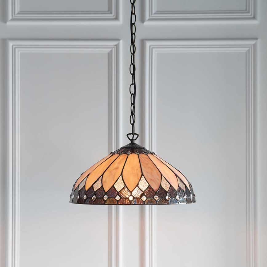 Endon 63977 - Ljuskrona på kedja BROOKLYN 1xE27/60W/230V diameter 40 cm