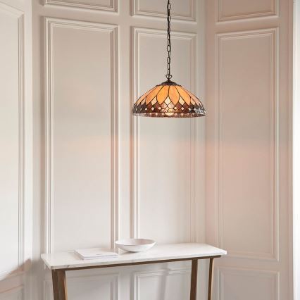 Endon 63977 - Ljuskrona på kedja BROOKLYN 1xE27/60W/230V diameter 40 cm